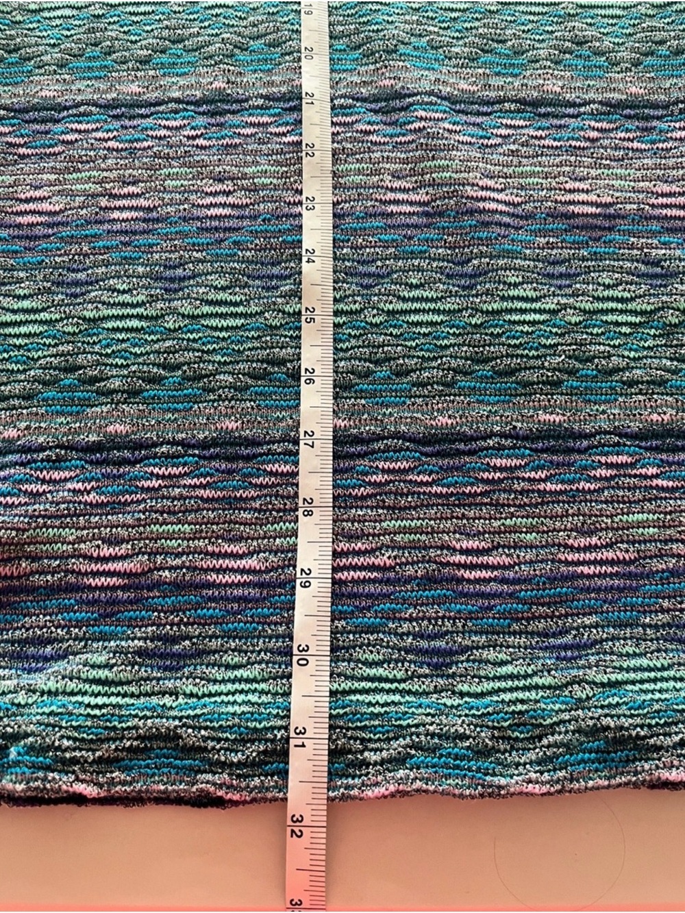 Missoni Multi-Color Striped Short Sleeve Knit Dress - Picture 4 of 8
